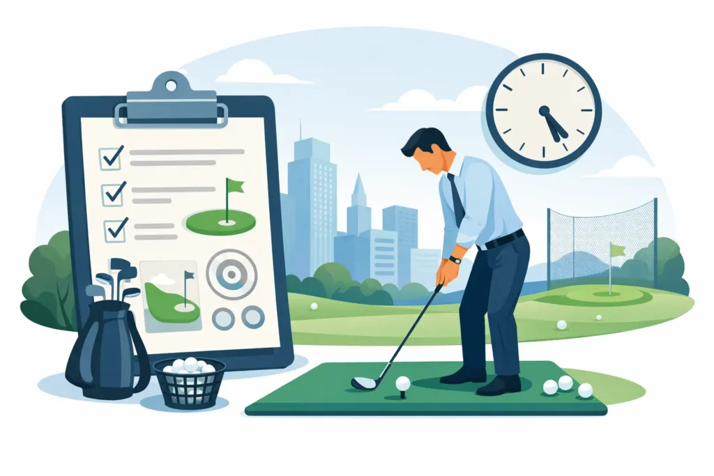 Example Golf Practice Plan for Busy Professionals