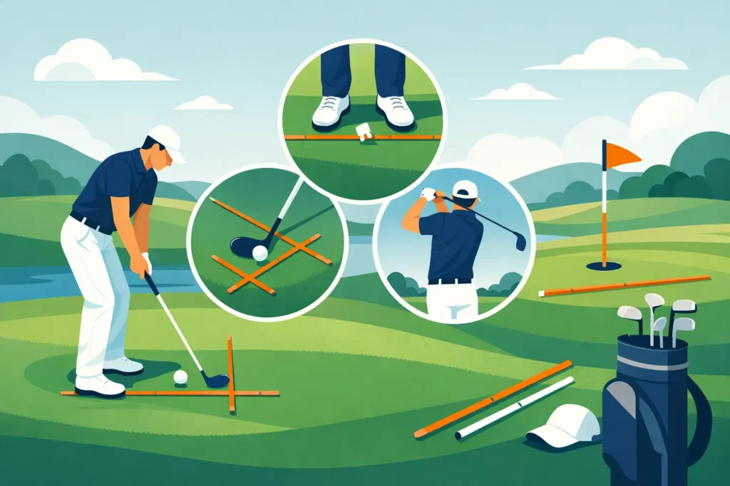 7 Best Golf Alignment Stick Drills