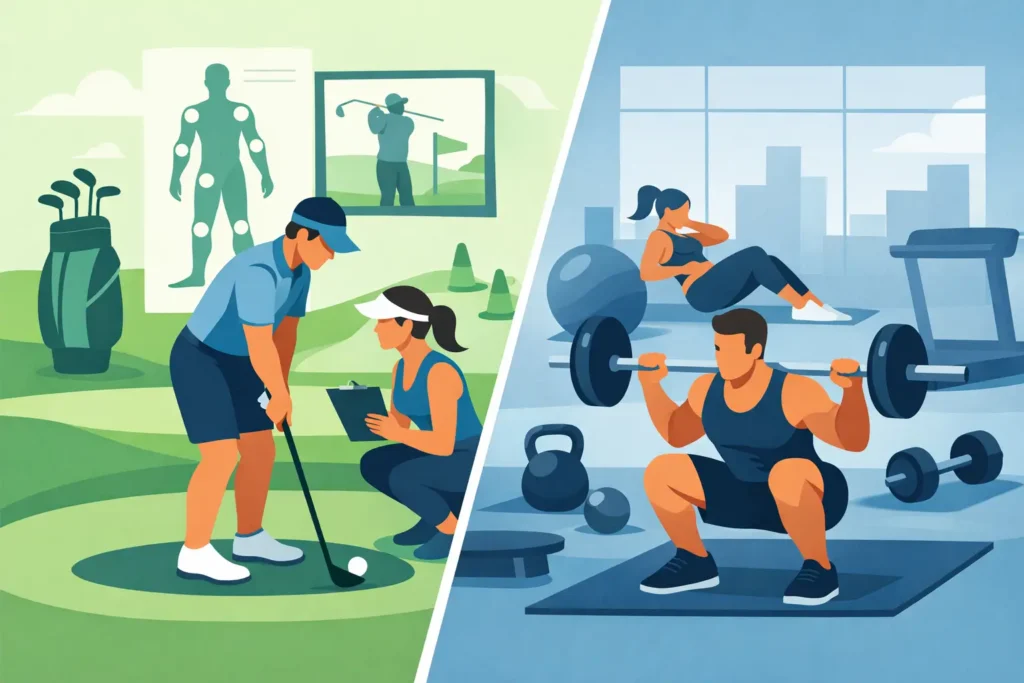 Golf Fitness Screening vs Gym Training