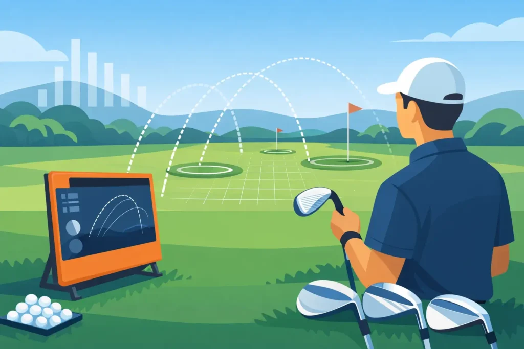 Golf Wedge Gapping Session with Trackman