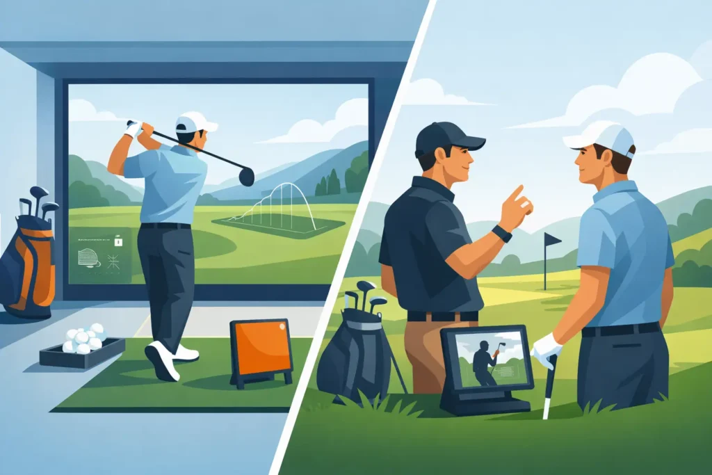 Trackman Fitting vs Coaching Session